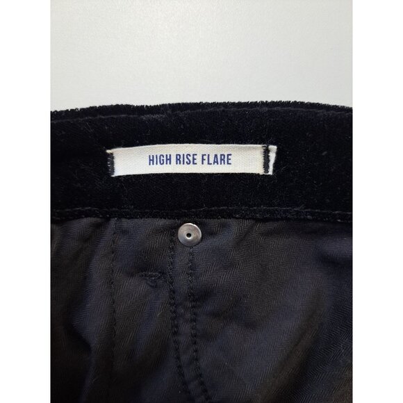 NEW Wrangler Retro Women's Velvet Black Hi Rise Flare Pants 31X36 New Tags XL - Picture 7 of 11